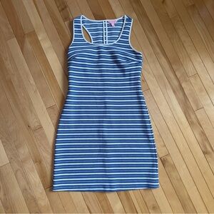Lilly Pulitzer Blue and White Striped Dress